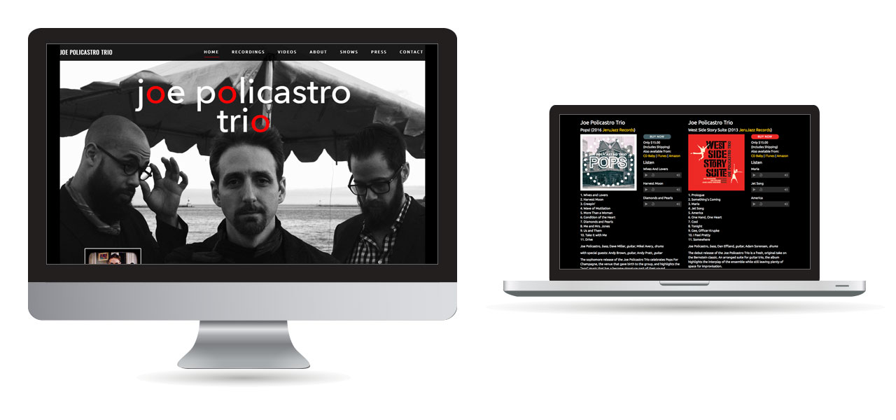 Joe Policastro Trio Website